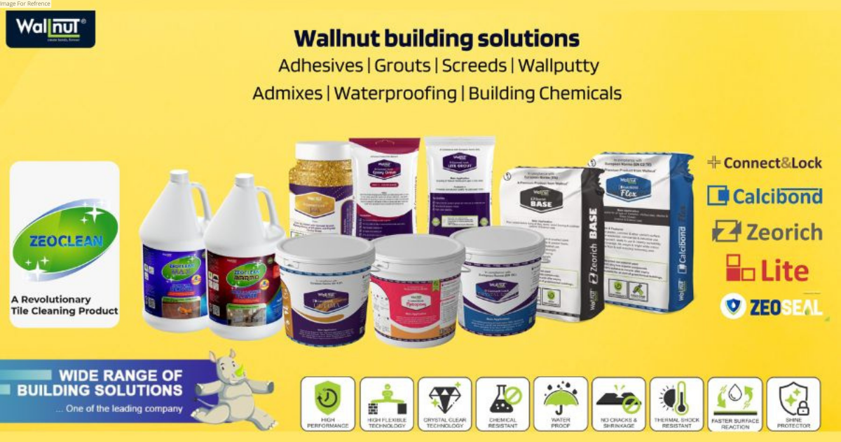 Wallnut Building Solutions is launching revolutionary cleaning products for tile & stone, Taps & sanitary, Marble & Stone and for removing Epoxy and paint haze from surfaces